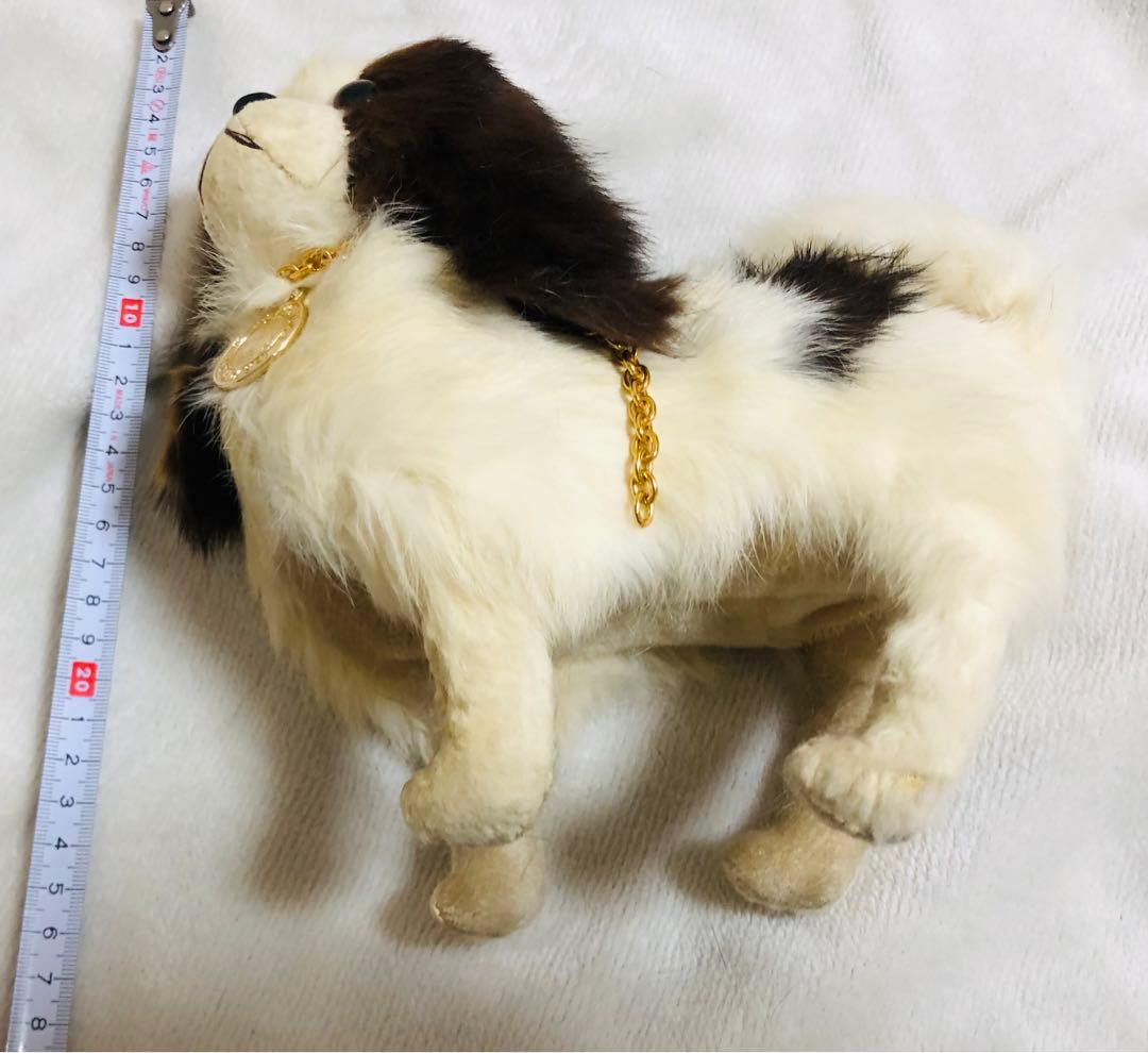 犬　チン　ラビットファー　リアルファー　KOBAYASHIぬいぐるみ　ぬいぐるみ
