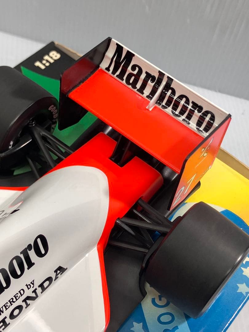 美品！【マルボロロゴ】1/18セナ・コレクション マクラーレンMP4/6 #27