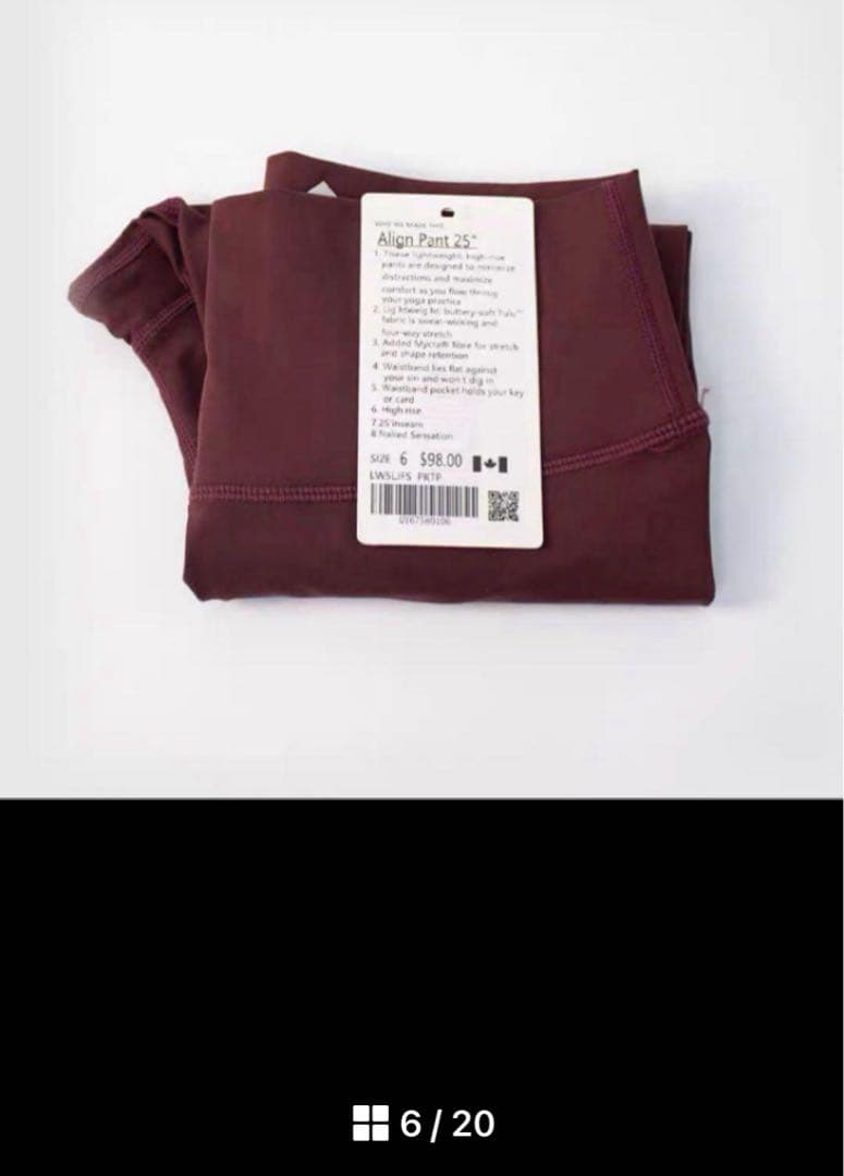 Amy♡お値下げ中12/16まで 　lululemon Align25