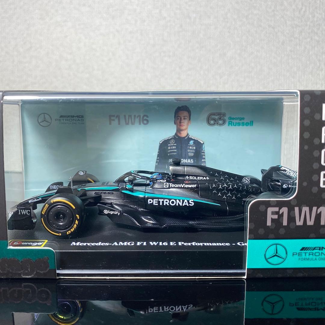 ブラーゴ1/43 メルセデスAMG F1 W16 E ジョージ・ラッセル 63