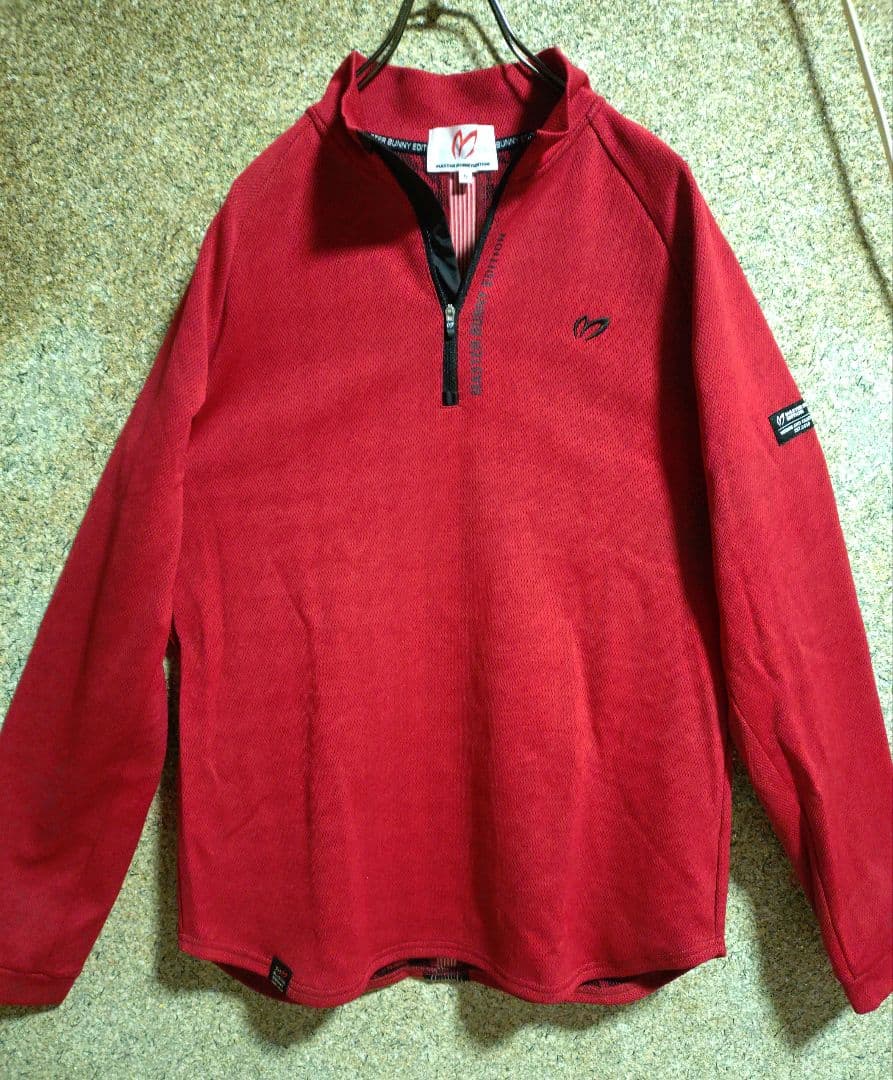 【人気アイテム】マスターバニー　パーリーゲイツ　ゴルフ　ハーフジップシャツ　XL