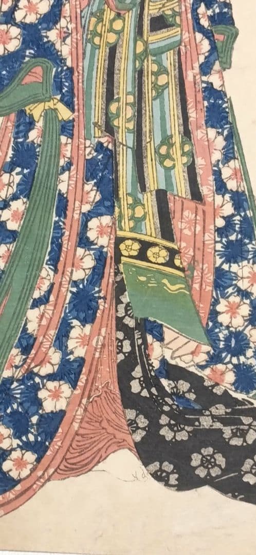 浮世絵版画、東都名所両国橋之涼、渓斎英泉画、文化後期～文政出版
