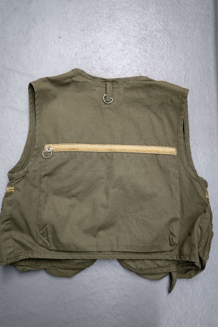 BEAVER／SMITH フライフィッシングベスト オリーブ【M】ヴィンテージ