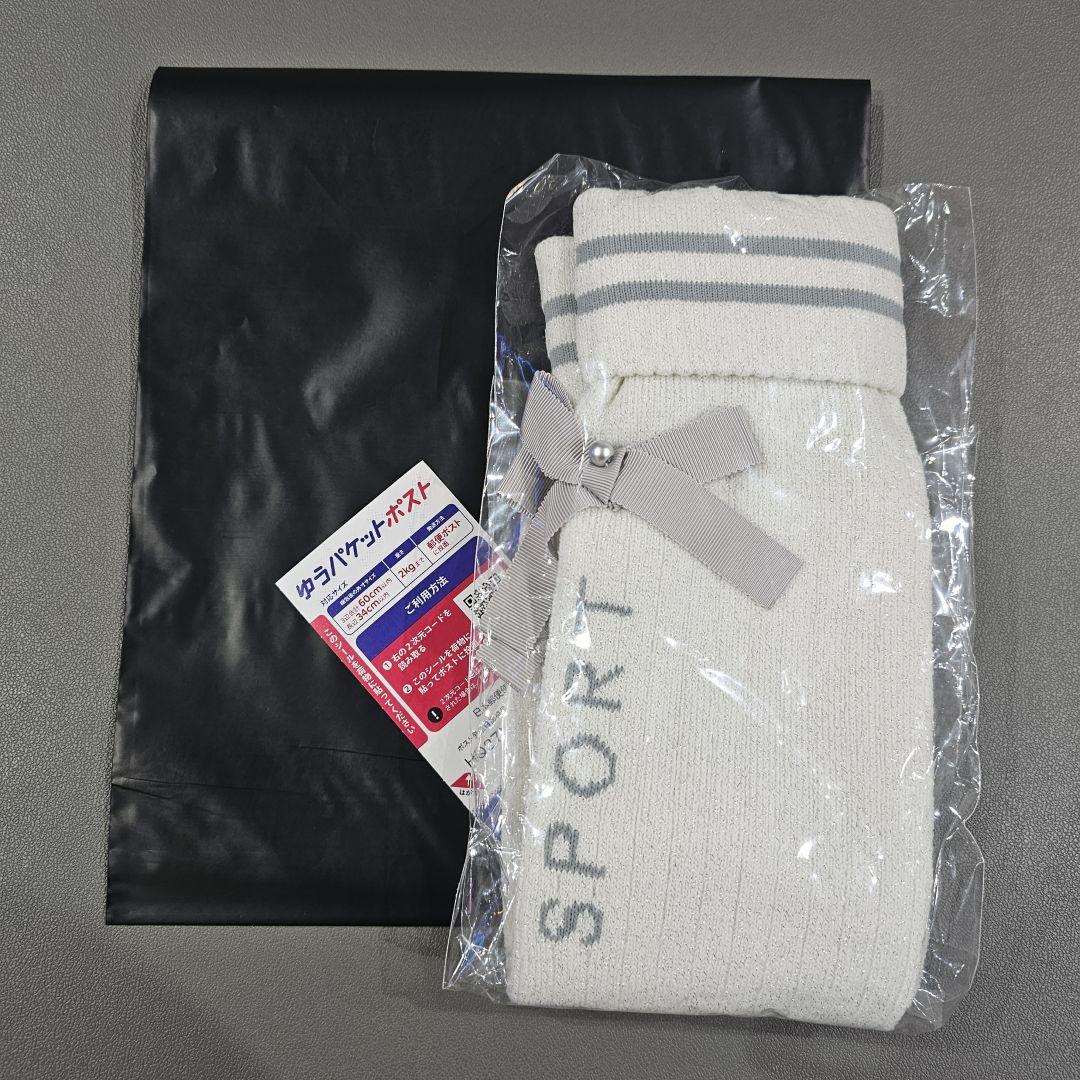 ホワイト ランバン スポール LANVIN SPORT レッグウォーマー 新品
