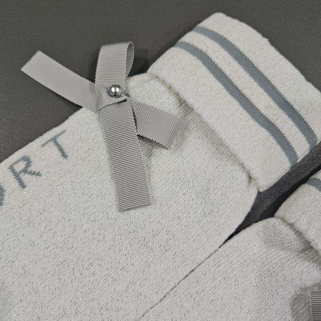 ホワイト ランバン スポール LANVIN SPORT レッグウォーマー 新品