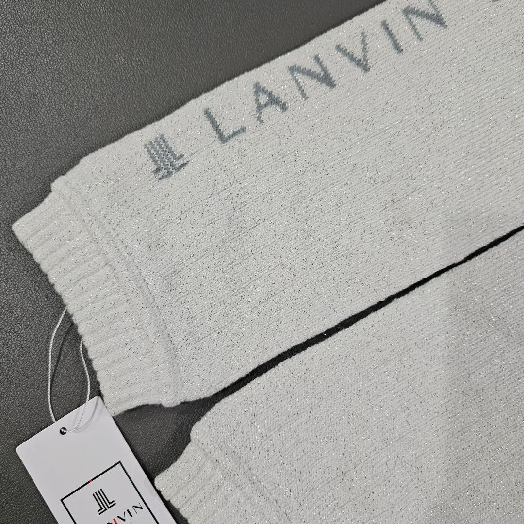 ホワイト ランバン スポール LANVIN SPORT レッグウォーマー 新品