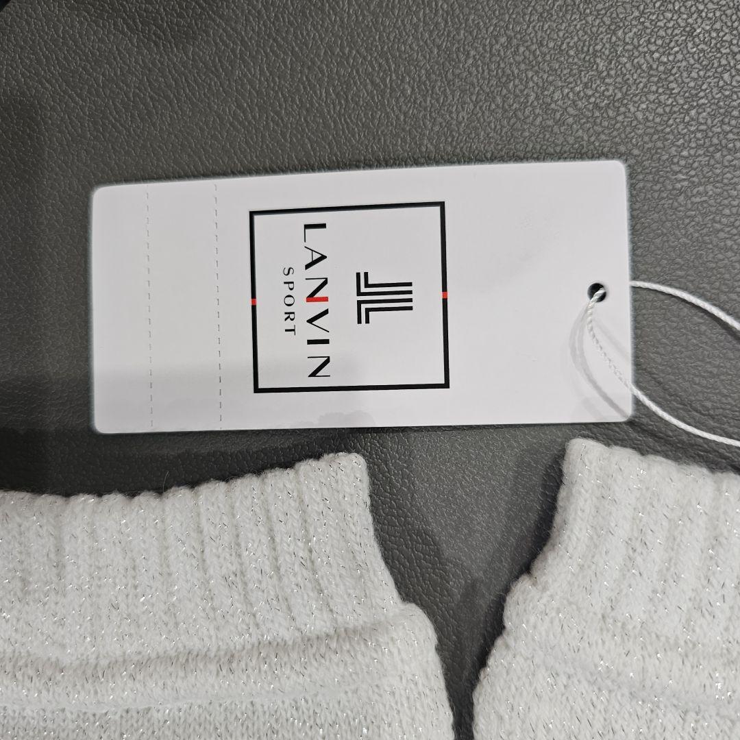 ホワイト ランバン スポール LANVIN SPORT レッグウォーマー 新品