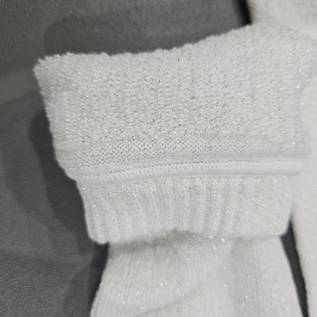 ホワイト ランバン スポール LANVIN SPORT レッグウォーマー 新品