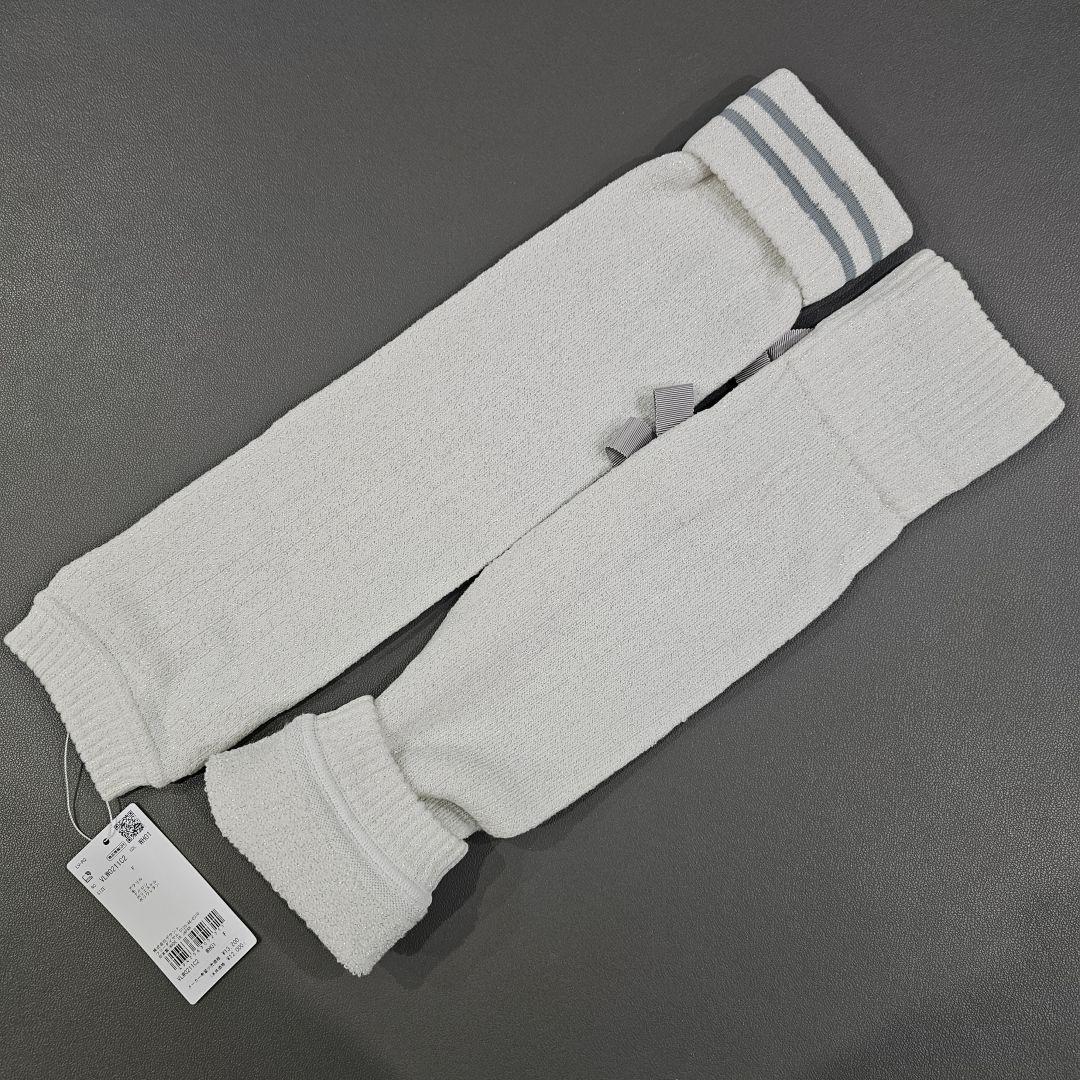 ホワイト ランバン スポール LANVIN SPORT レッグウォーマー 新品