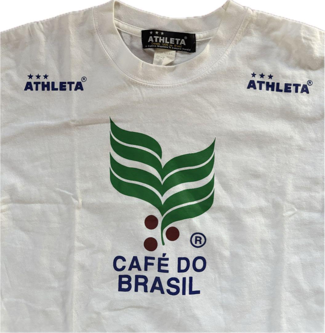 【希少・USA製】ATHLETA ヴィンテージ Tシャツ M ブラジルコーヒー