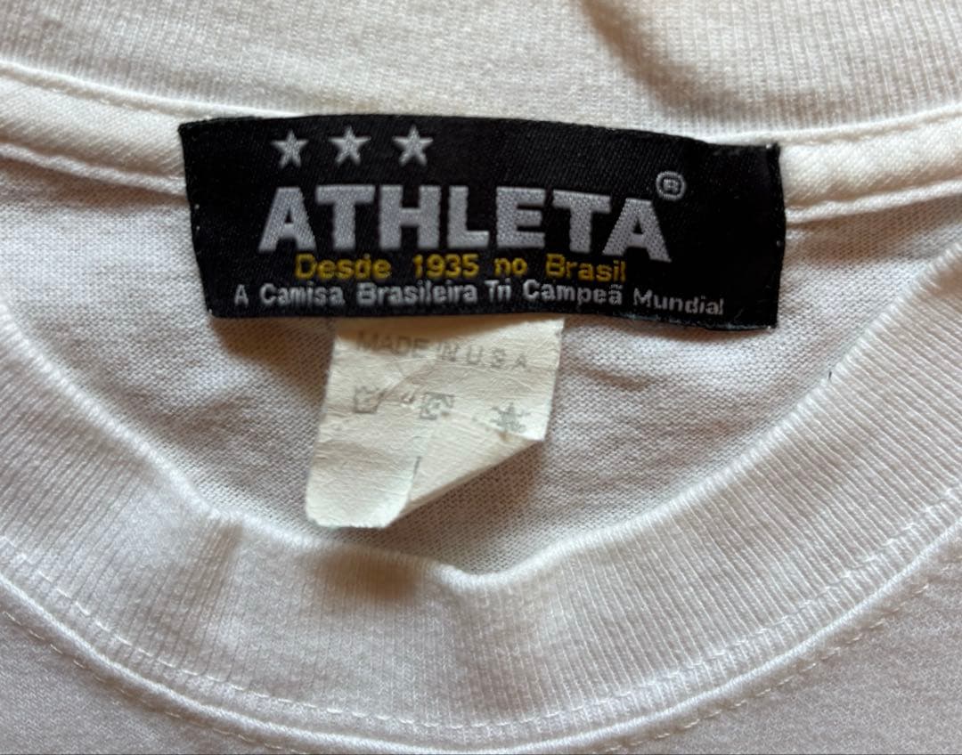 【希少・USA製】ATHLETA ヴィンテージ Tシャツ M ブラジルコーヒー