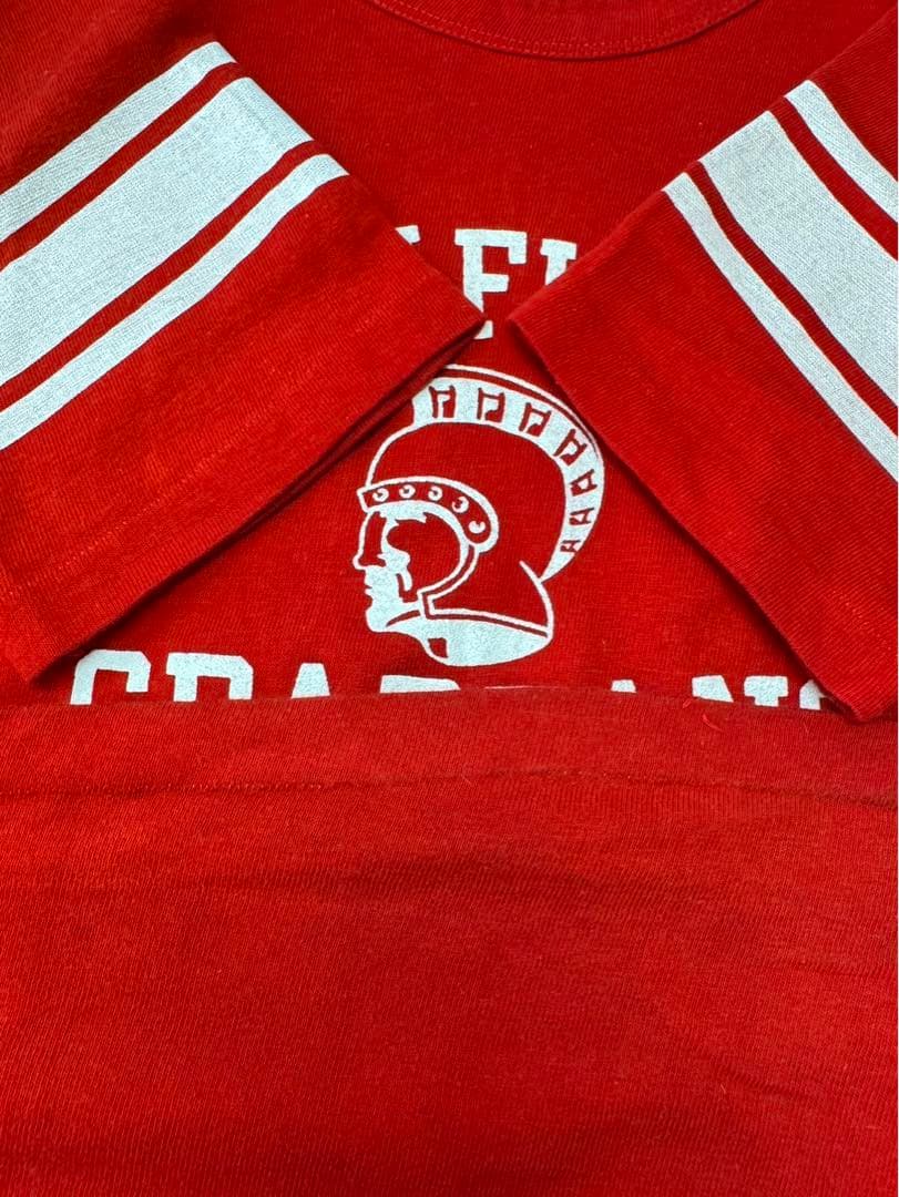70's Champion バータグ フットボールシャツ L
