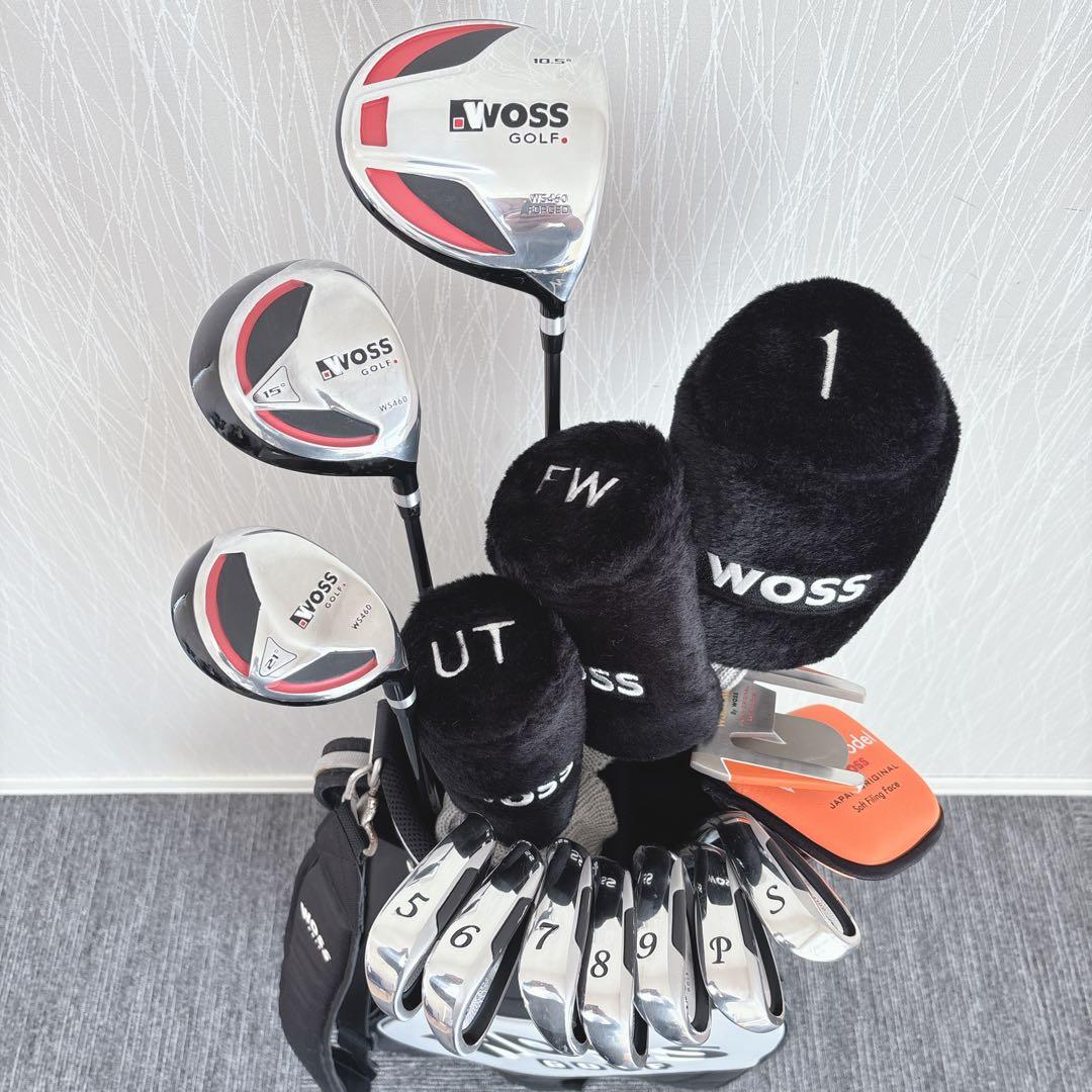 美品❗️超豪華❗️WOSS GOLF 初心者 メンズ 優しいゴルフセット