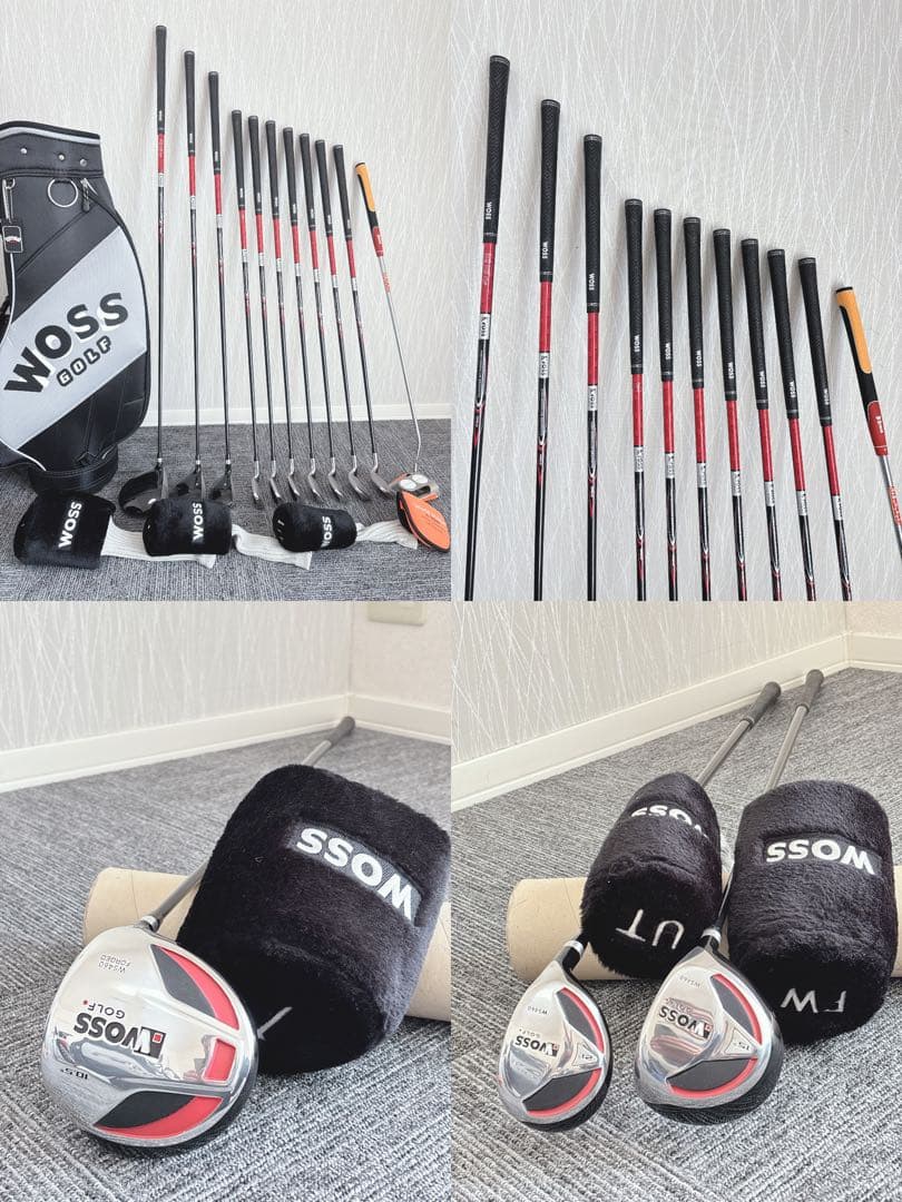 美品❗️超豪華❗️WOSS GOLF 初心者 メンズ 優しいゴルフセット
