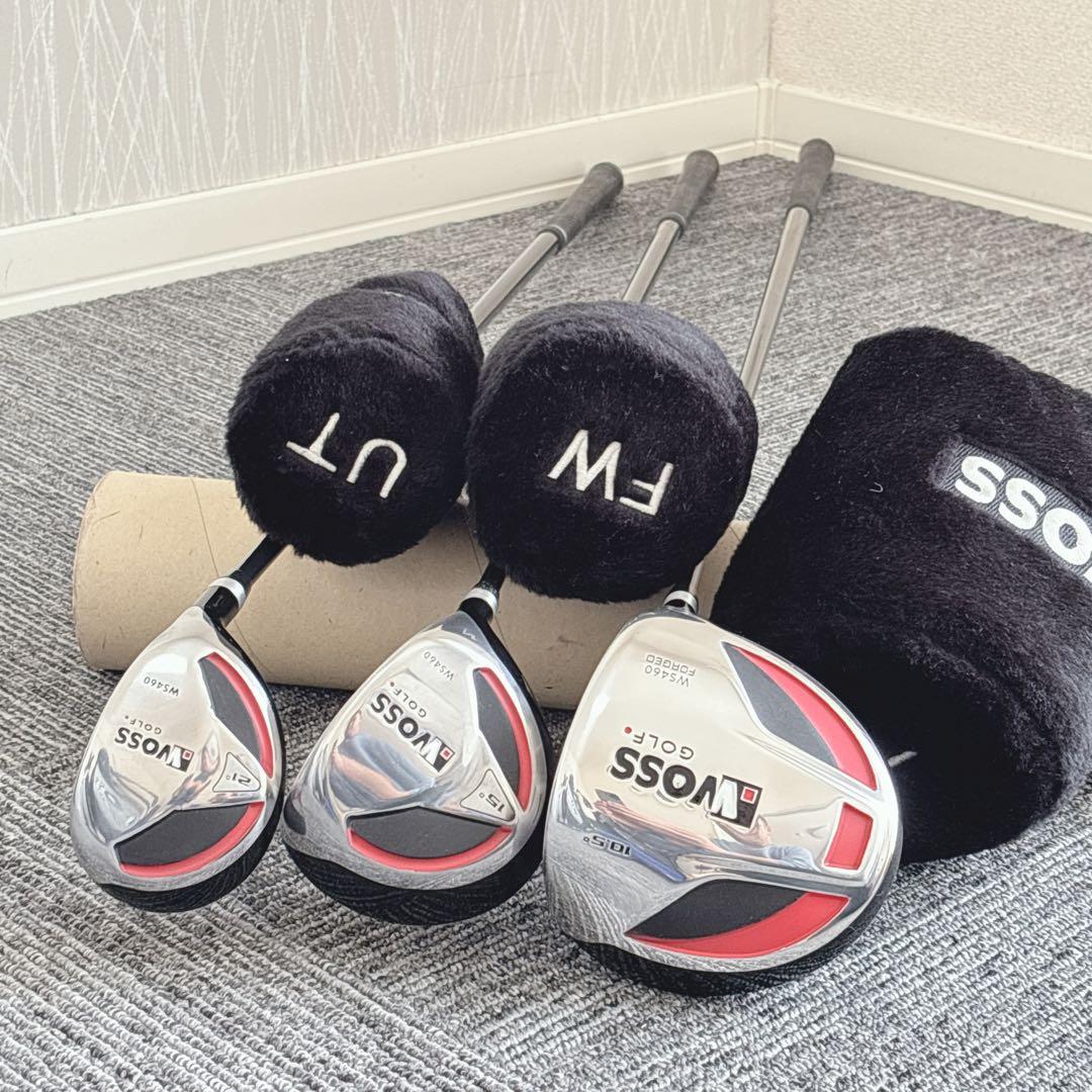 美品❗️超豪華❗️WOSS GOLF 初心者 メンズ 優しいゴルフセット