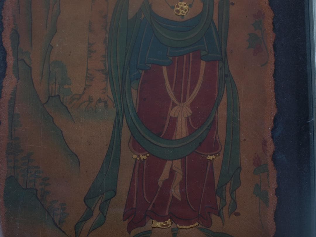 中国の壁画　戦時のもの　人物図　貴重品 古董品古美術 AK1921A7-2
