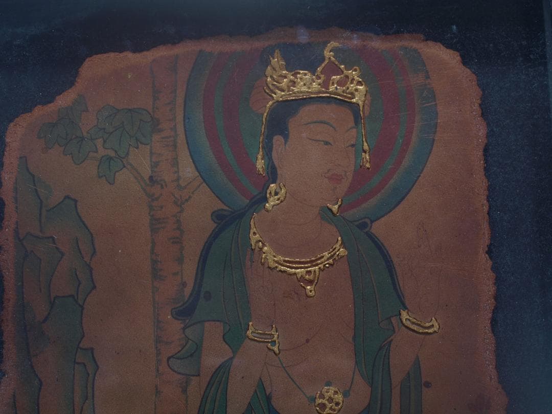 中国の壁画　戦時のもの　人物図　貴重品 古董品古美術 AK1921A7-2