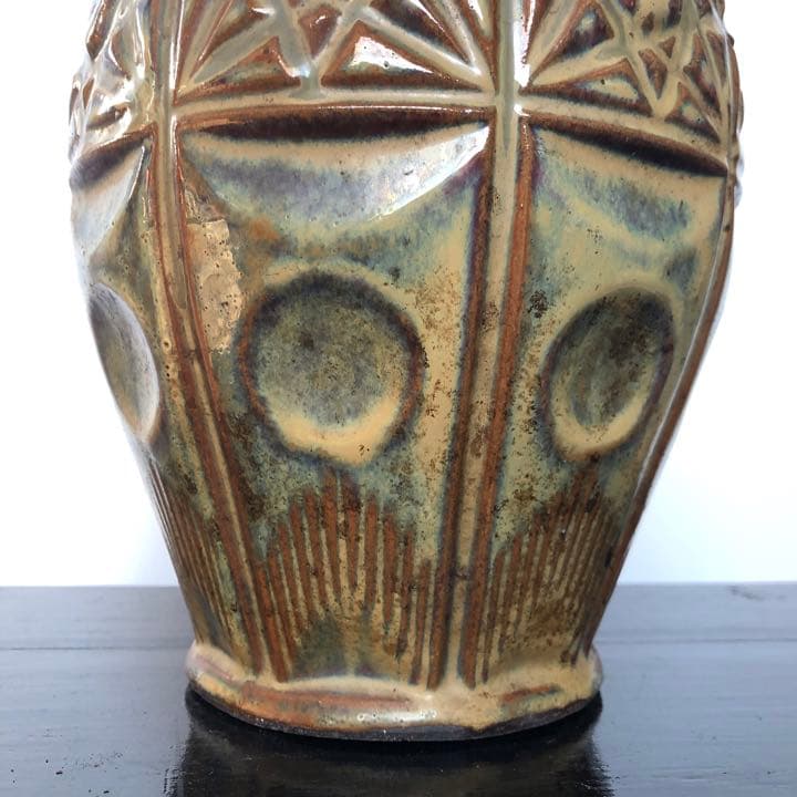 vintage 文様のある花器