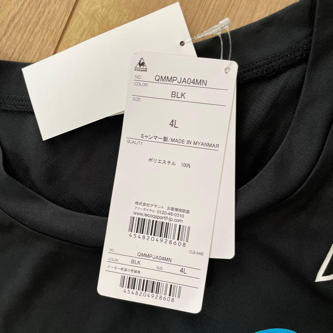 LE COQ SPORTIF ブラック Tシャツ