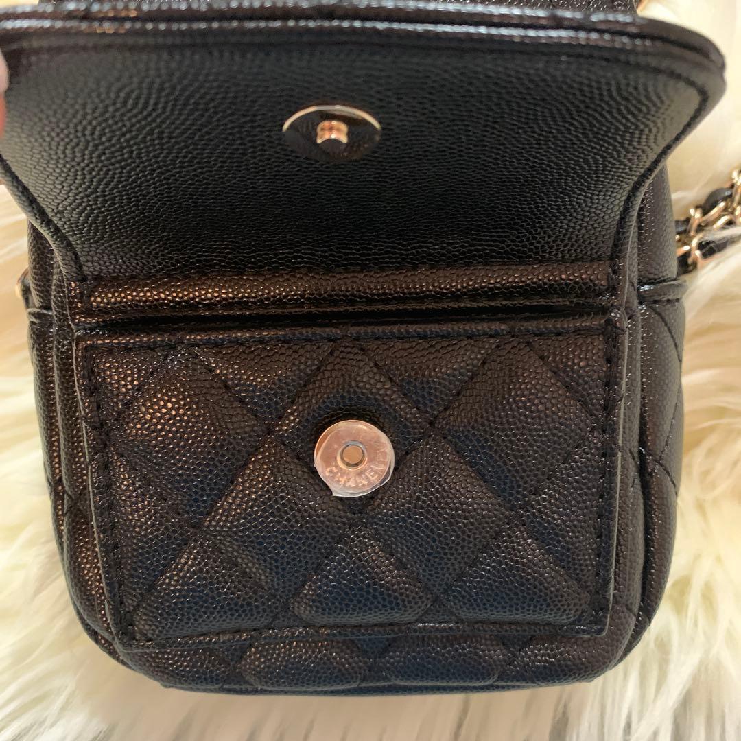 CHANEL MAKEUPミニリュック　ブラック　ノベルティ　キルティング
