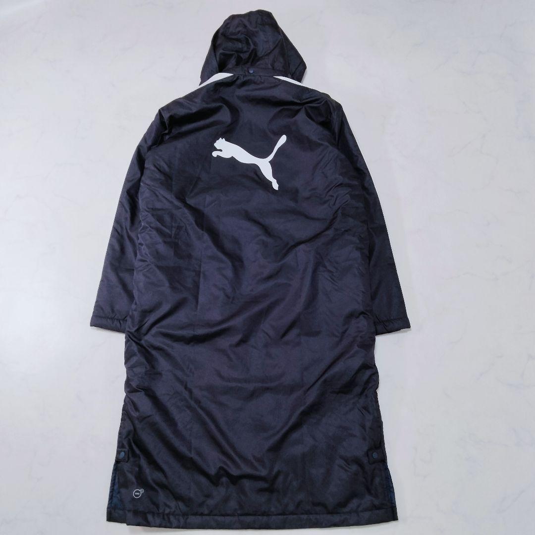 美品　PUMA/プーマ　ボアロングコート　ベンチコート　防風防寒　2XL