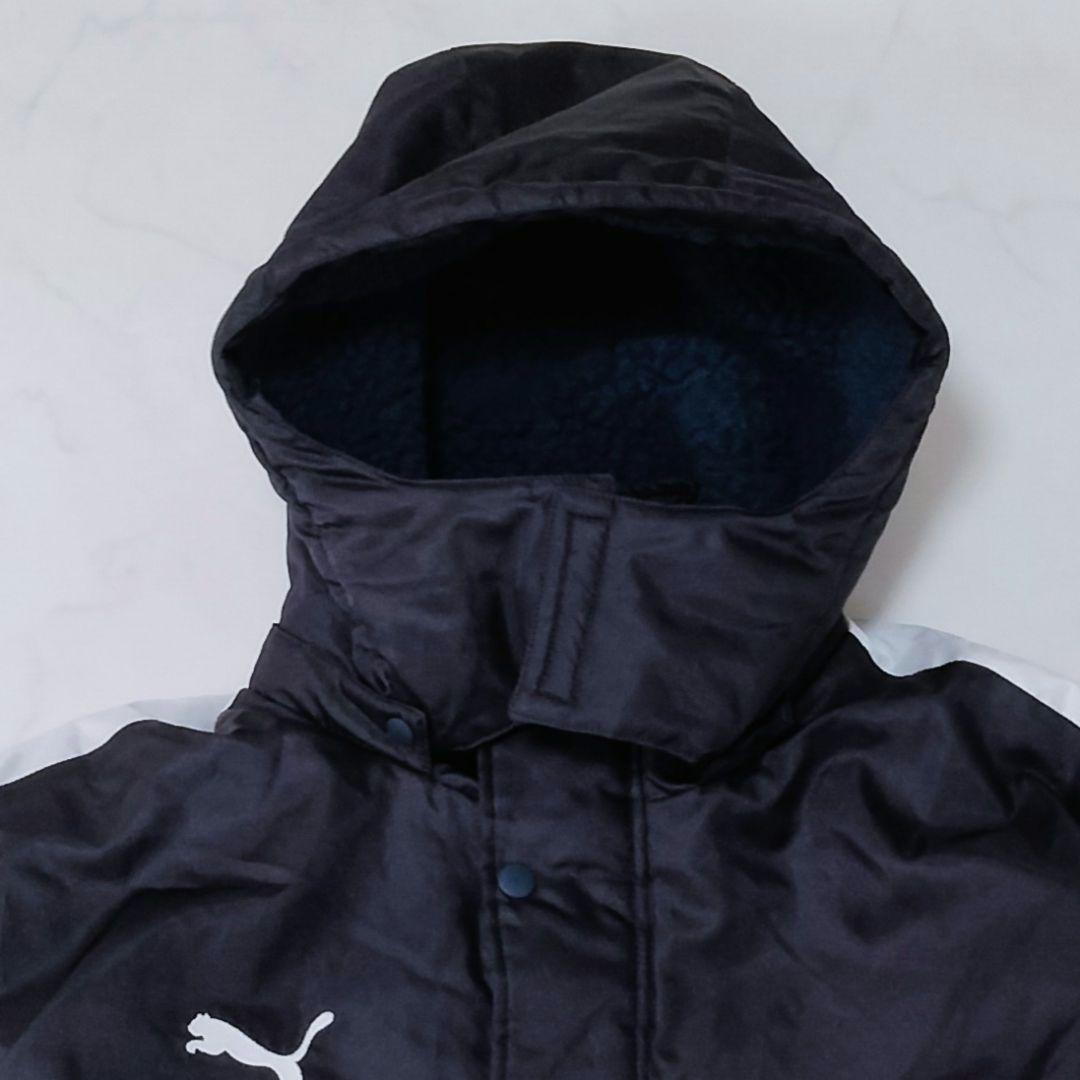 美品　PUMA/プーマ　ボアロングコート　ベンチコート　防風防寒　2XL