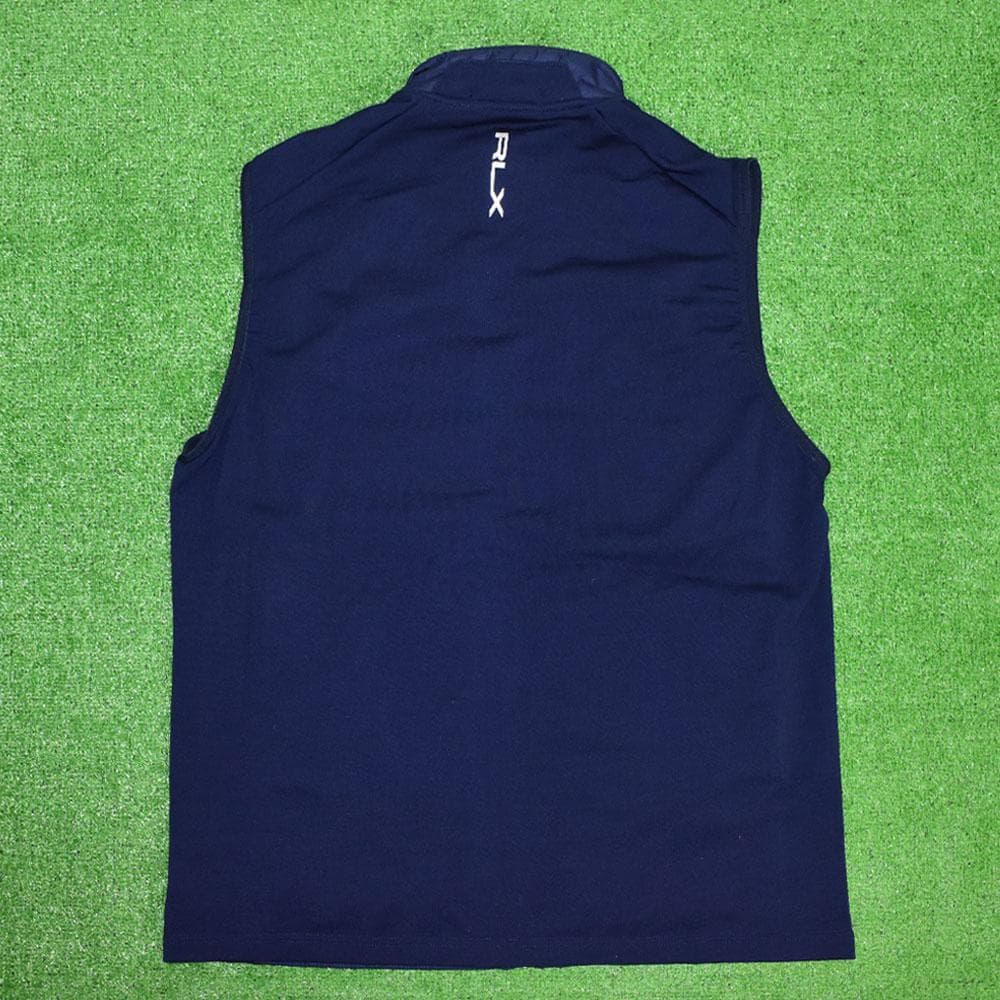 RLX/ラルフローレン ゴルフ 防風ベスト【ネイビー/Ｌ】新品！
