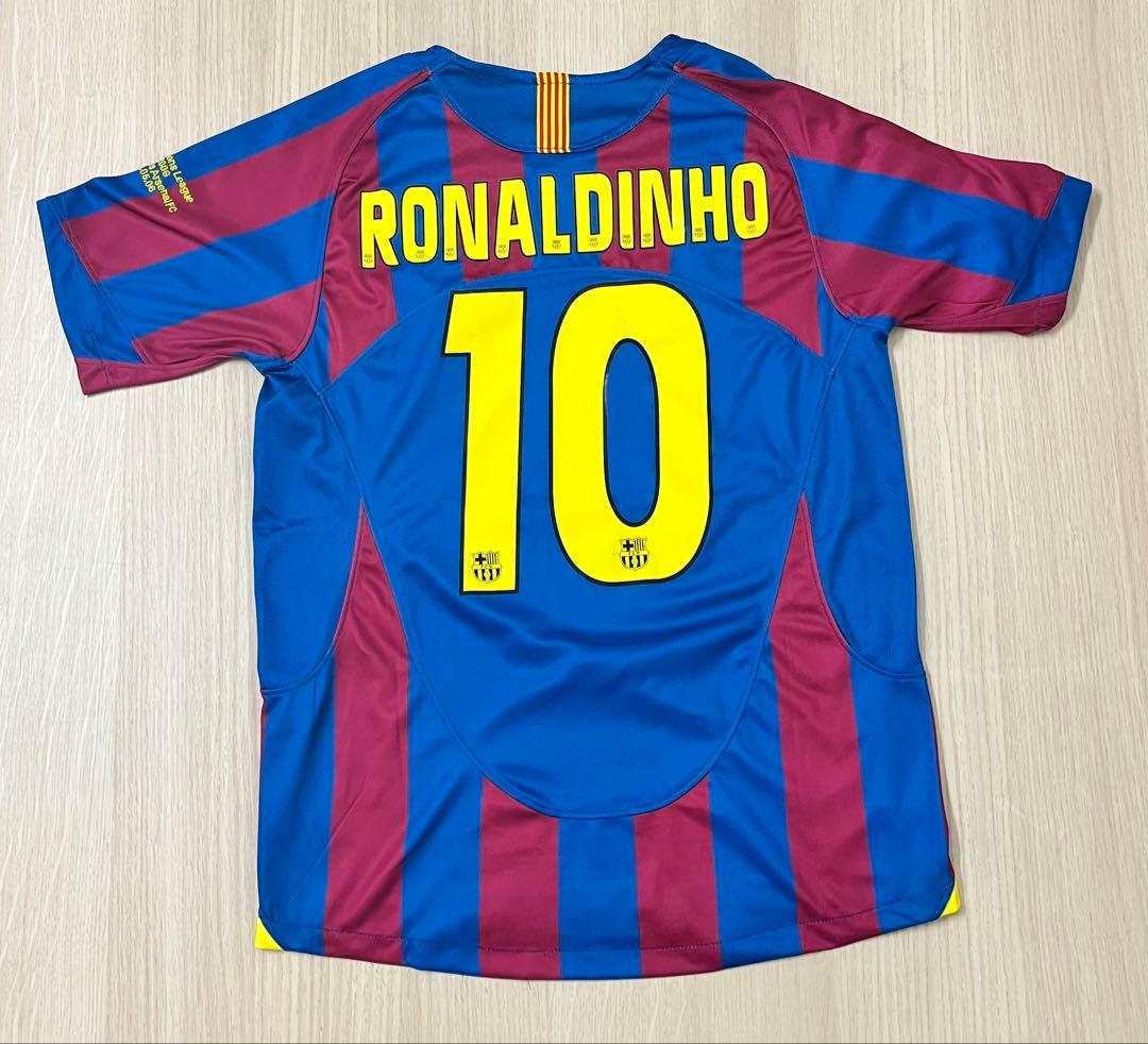 NIKE バルセロナ 06 UCL決勝 ロナウジーニョ #10 ゲームシャツ