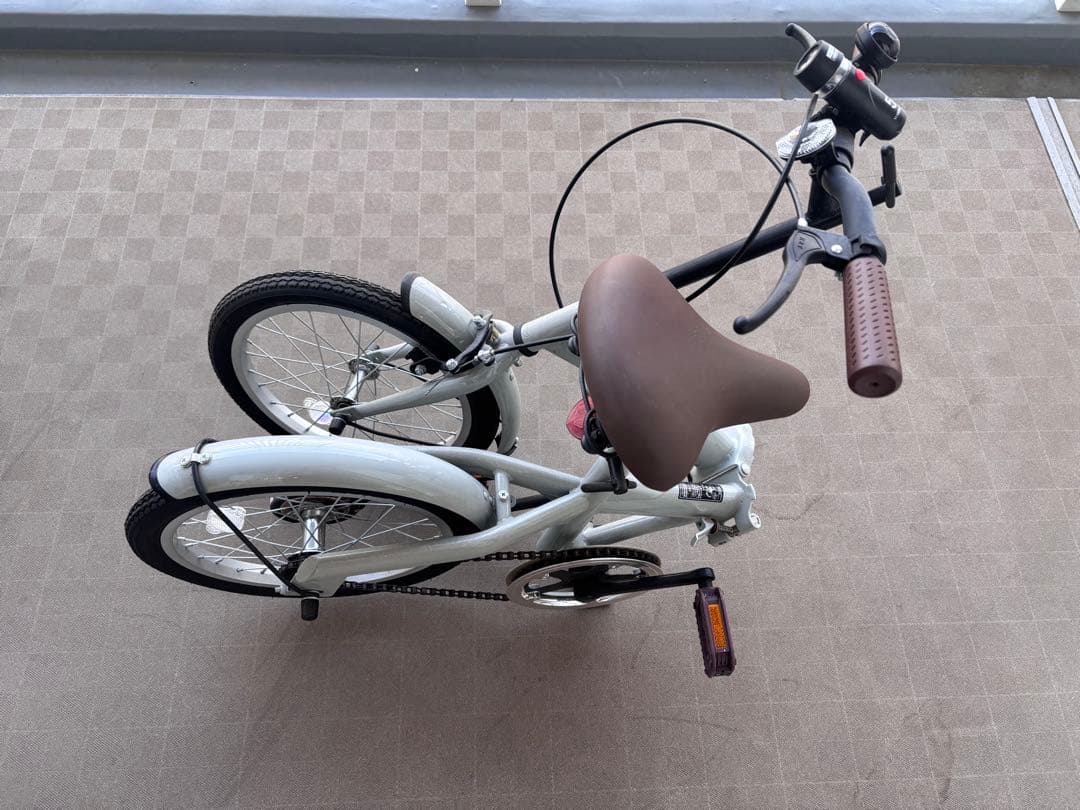 4.1 PROVOS 折りたたみ自転車 16インチ ワイヤー錠・LEDライト付き