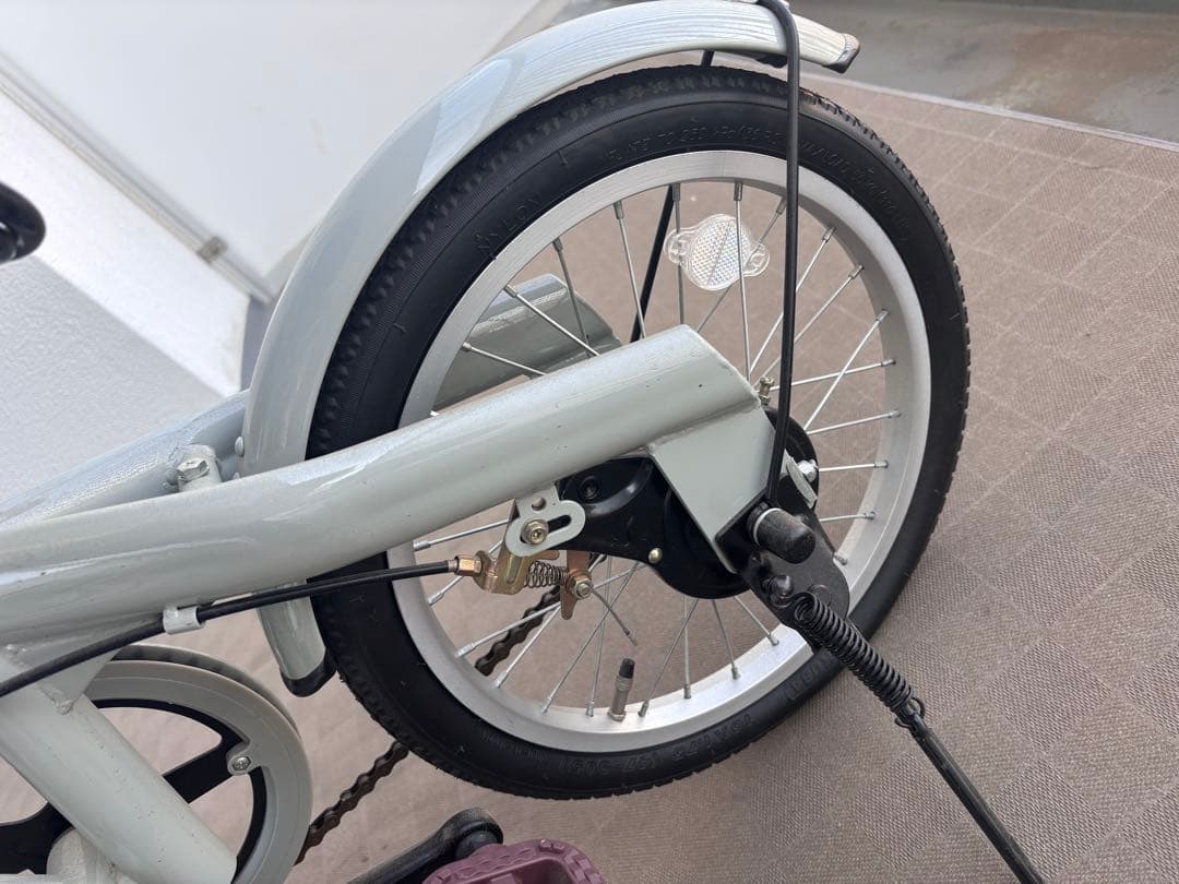 4.1 PROVOS 折りたたみ自転車 16インチ ワイヤー錠・LEDライト付き