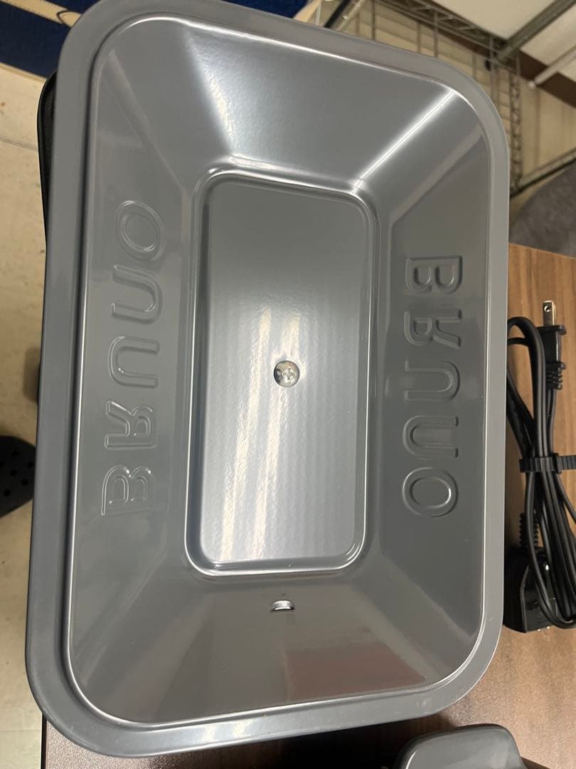 BRUNO コンパクトホットプレート グレー　ほぼ未使用　T
