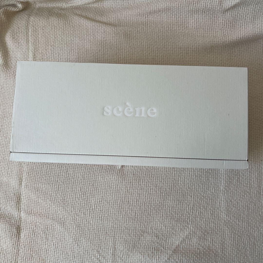 scène シェーン　シューズ　レッド スエード バレエシューズ