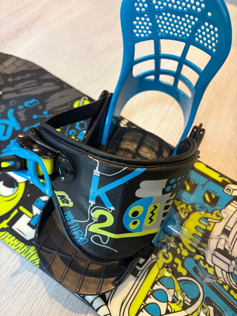 K2 Mini Turbo 110cm スノーボード バインディング メンテ済み