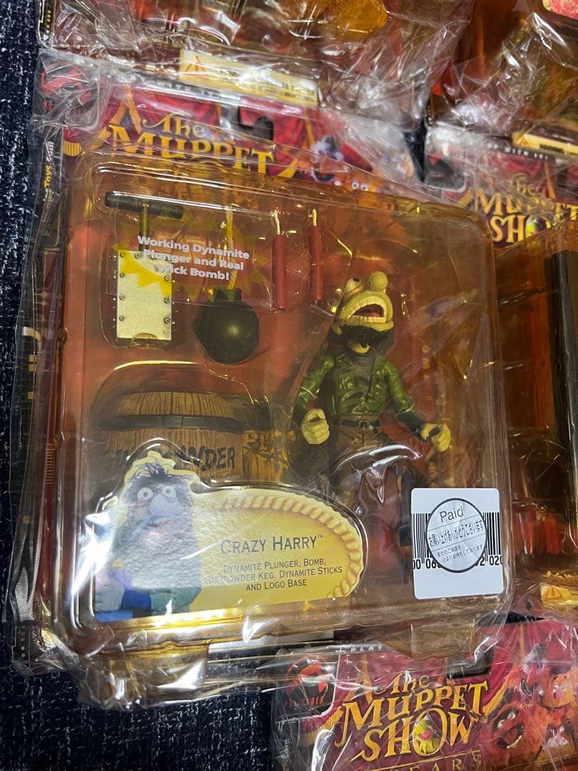 当時物　マペットショー　フィギュアセット　未開封　希少　ディズニー　カーミット