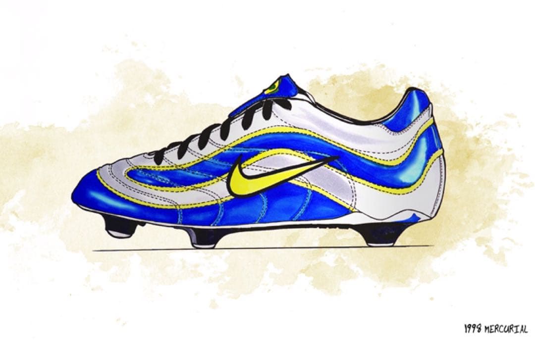 Nike マーキュリアル　元祖怪物ロナウド、ロベカルモデル　25センチ