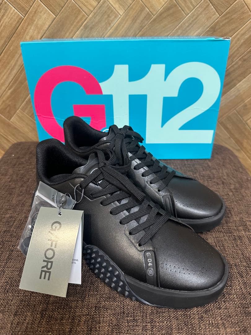 新入荷G/FOREメンズシューズG.112 ブラック　size28㎝