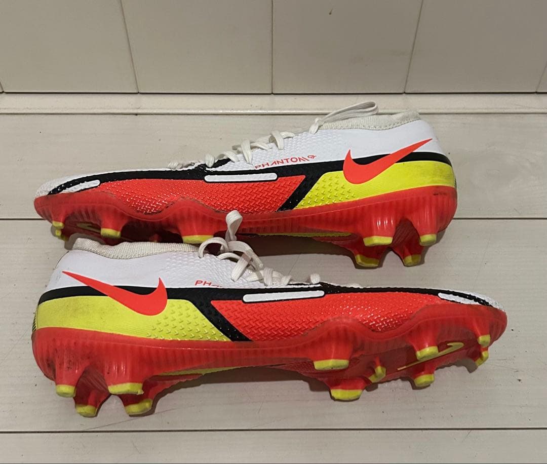 Nike Phantom サッカーシューズ ホワイト/レッド/26.5cm