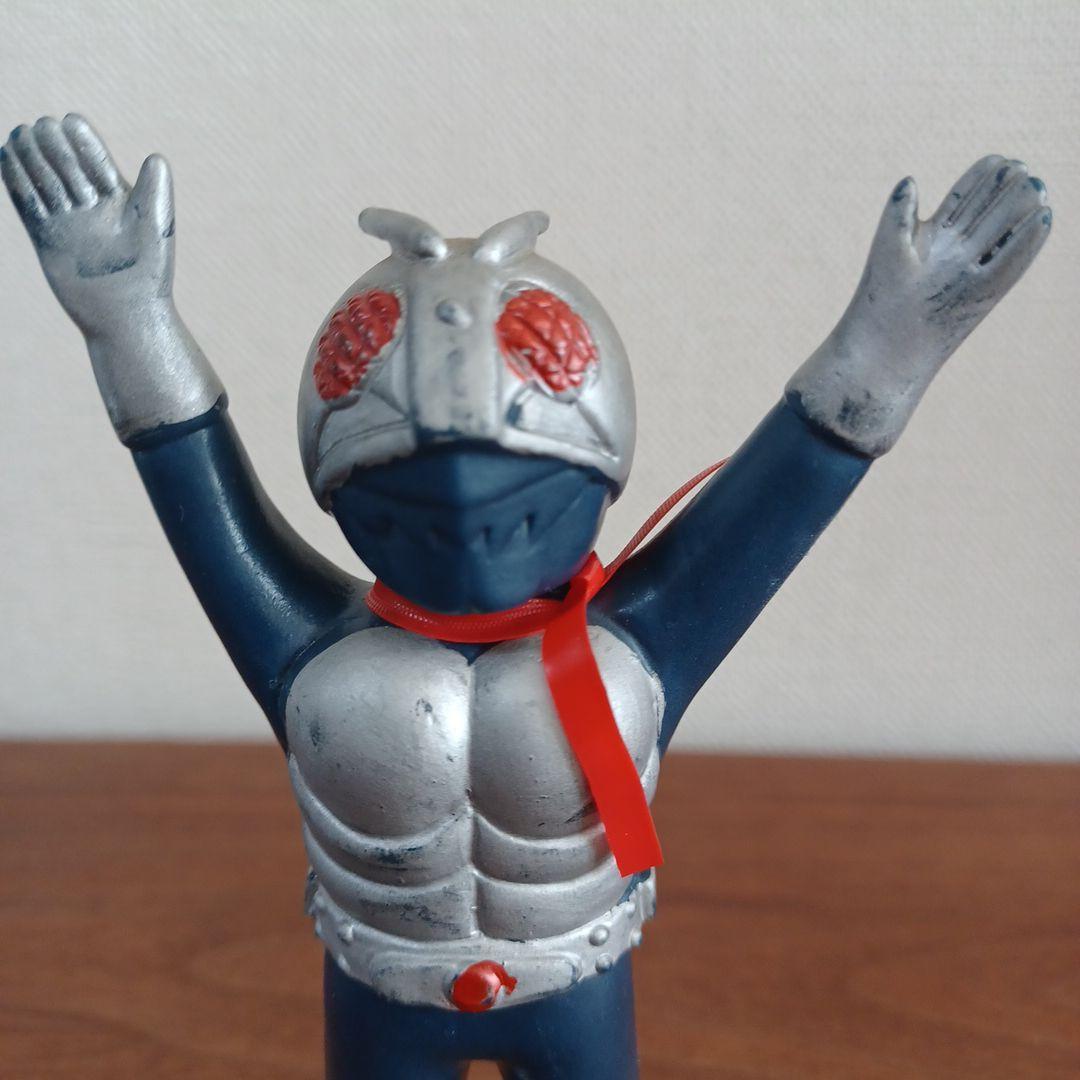 無版権　パチもの　「バンザイライダー」希少ソフビ フィギュア