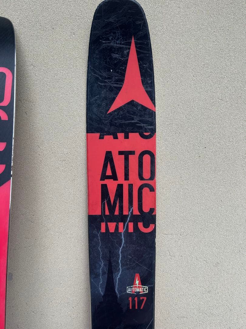早い者勝ち！ Atomic 117 スキー板 バインディング付き　186cm