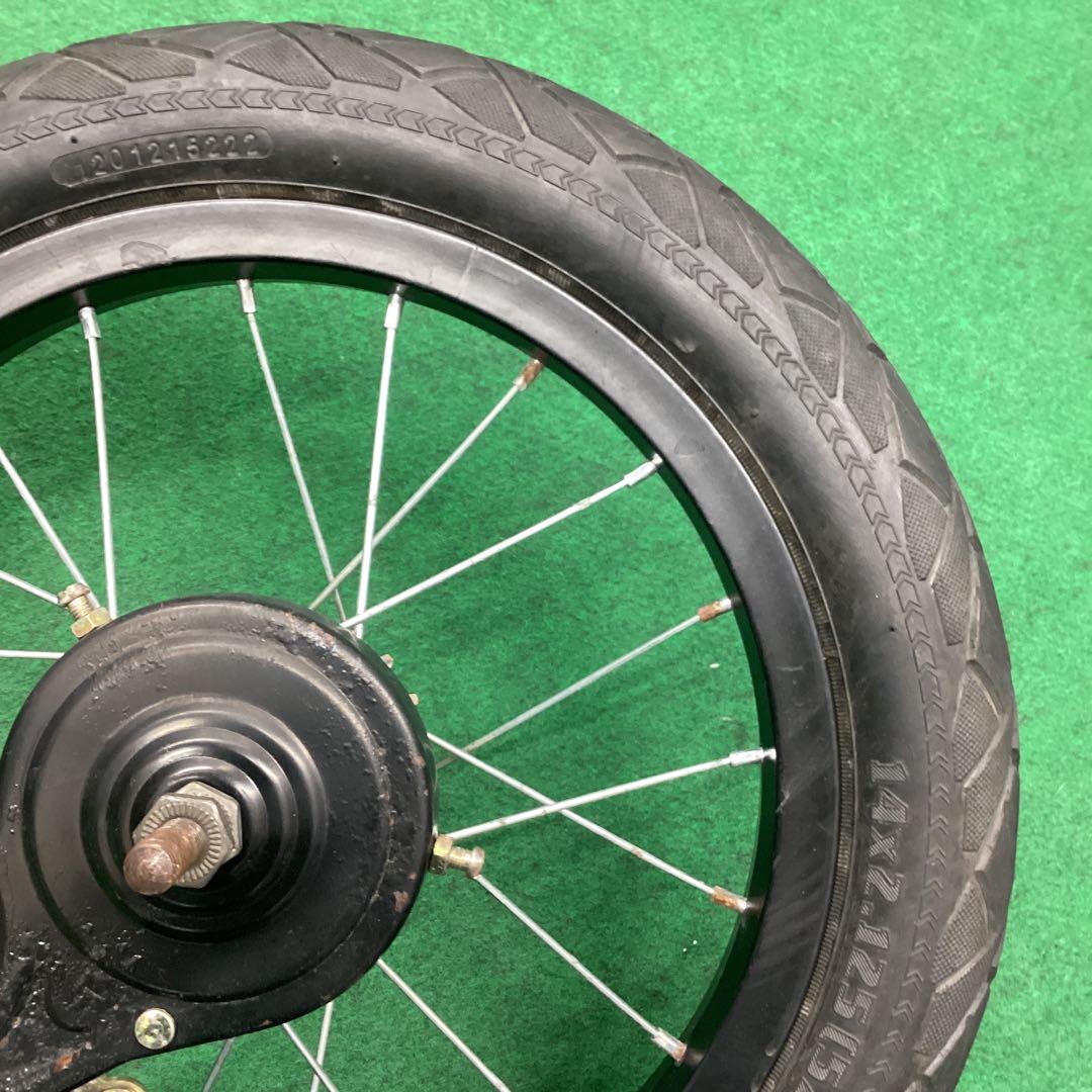 アルミリム　後輪　14x2.125 タイヤ付 ハマー　リア　14インチ
