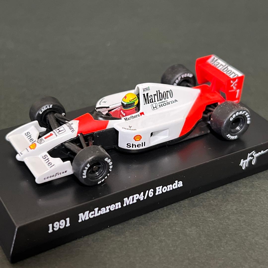 京商 1/64 アイルトン・セナ ミニカー コレクション マルボロデカール 絶版