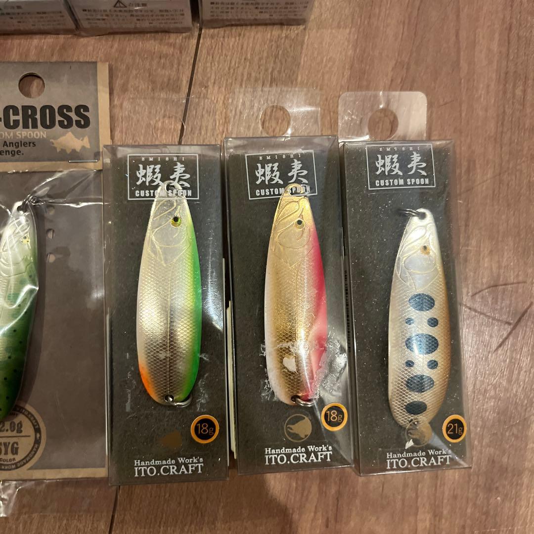 イトウクラフト　キャリバー　Rクロス　蝦夷　スプーン　全8個セット