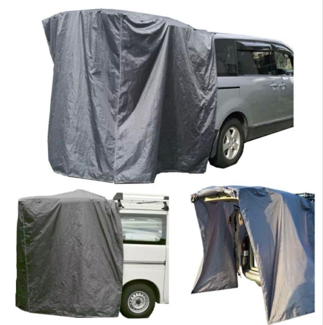 リアゲート タープ 車中泊 カーテン バックドア テント キャンプiBeamed