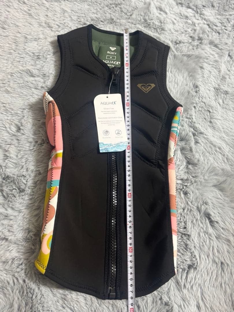 ロキシーROXY ノースリーブウェットスーツベストAQUAα Sサイズ