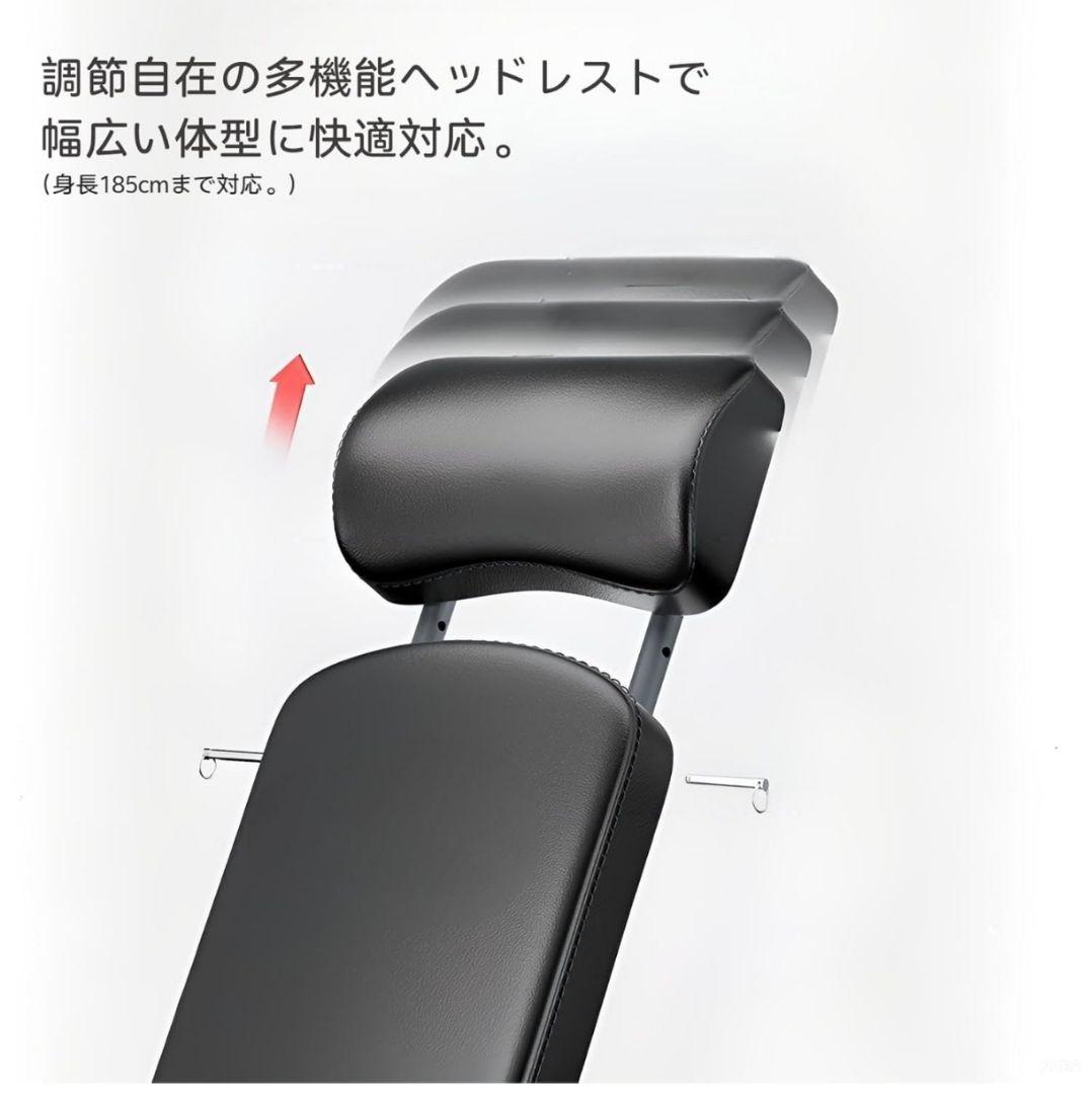 トレーニングベンチ ベンチプレス台折り畳み コンパクト 角度調整フラット 筋トレ