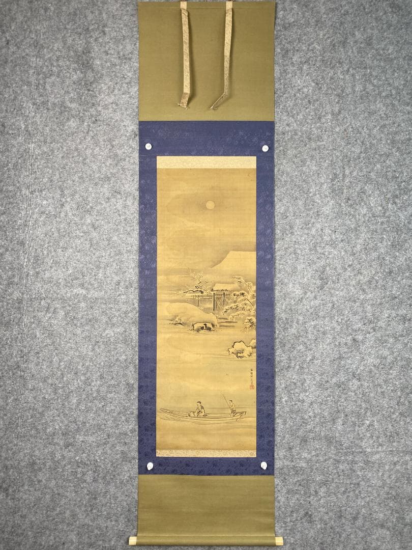 p*e様 鶴澤探泉 狩野探泉 雪景図 江戸後期 狩野派 水墨画 鶴澤派四代 探索