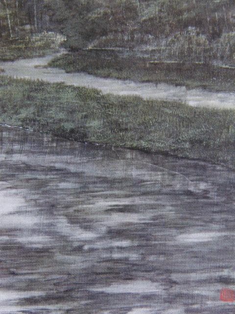 澁澤卿、【竹光河径】、希少な額装用画集より、新品額装付、状態良好