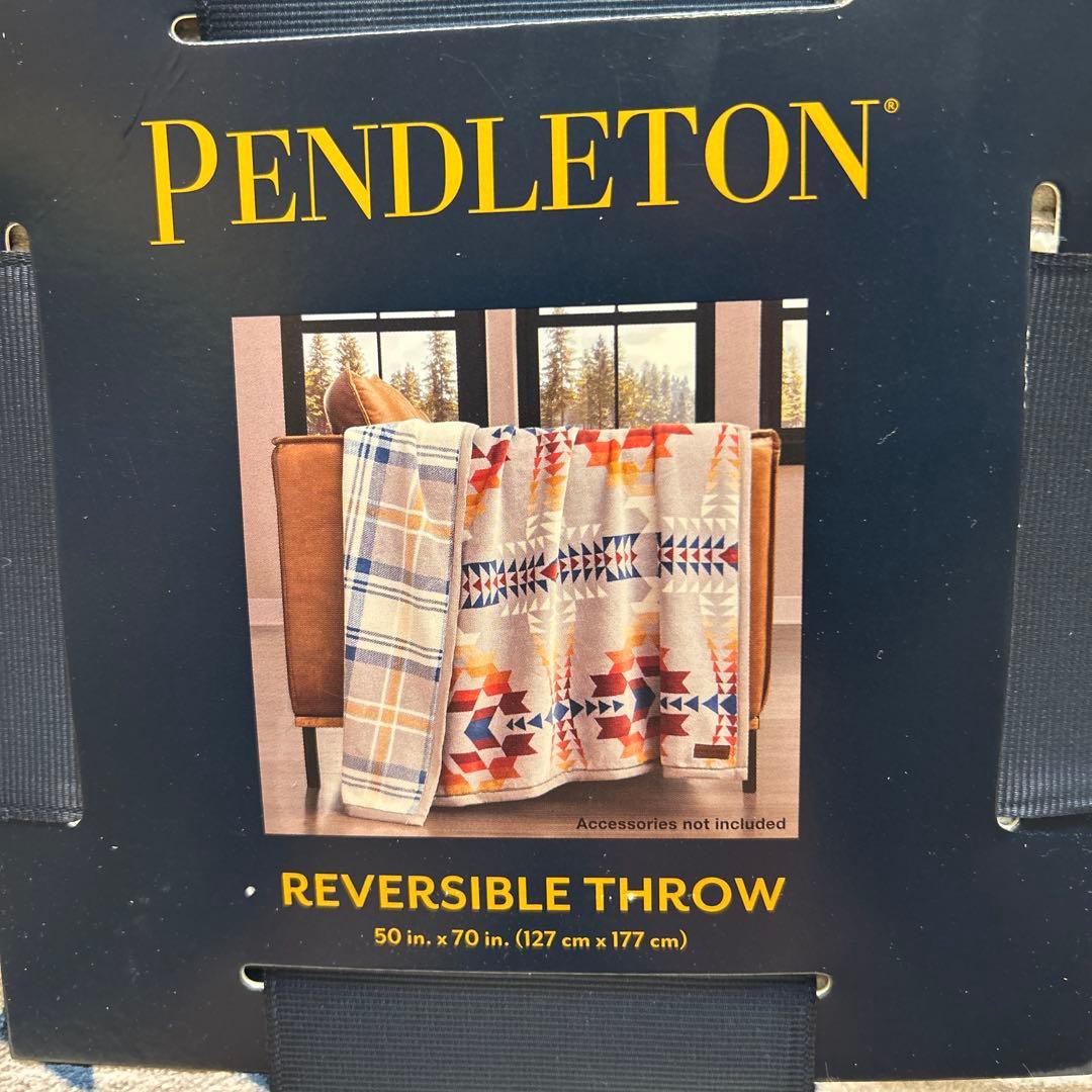 ペンドルトン　PENDLETONリバーシブルブランケット毛布　ひざ掛け2枚セット