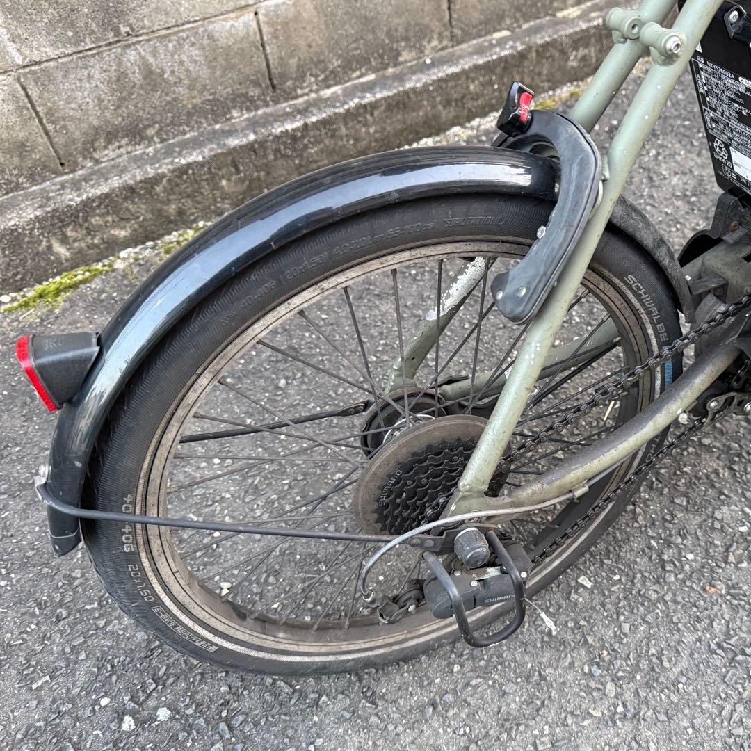 ジャンク Panasonic 電動アシスト自転車 ベロスターミニ