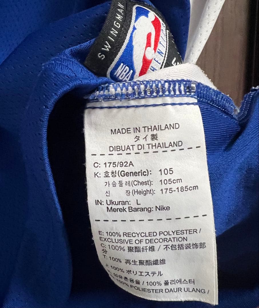 NBA Nike 76ers ジョエル・エンビード　バスケットボールゲームシャツ
